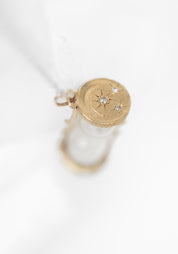 14k Gold and Diamond Sands of Time Necklace