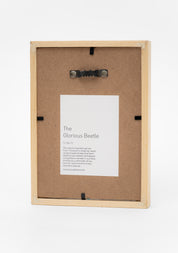 Eucyrtus Glorious Beetle Framed Beaded Art - December Thieves