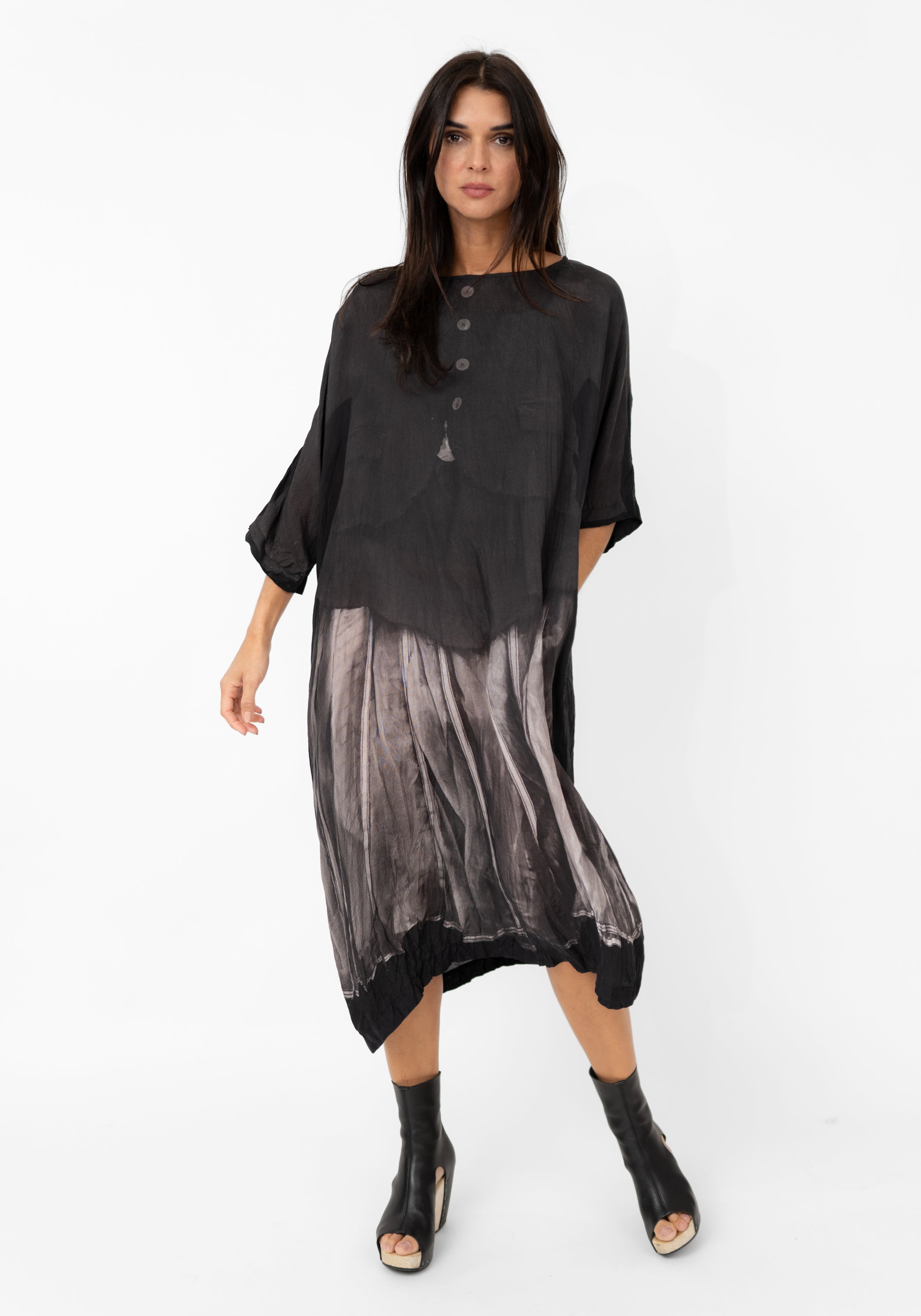 Trompe L'oeil Printed Dress
