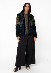 Marsh Tones Fringed Jacket