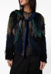 Marsh Tones Fringed Jacket