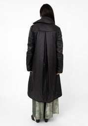 Oversized Snap Neck Padded Maxi Jacket