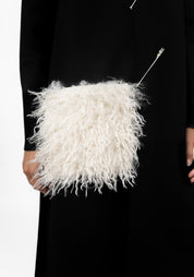 Transformable Pocket Detail Felt Maxi Coat