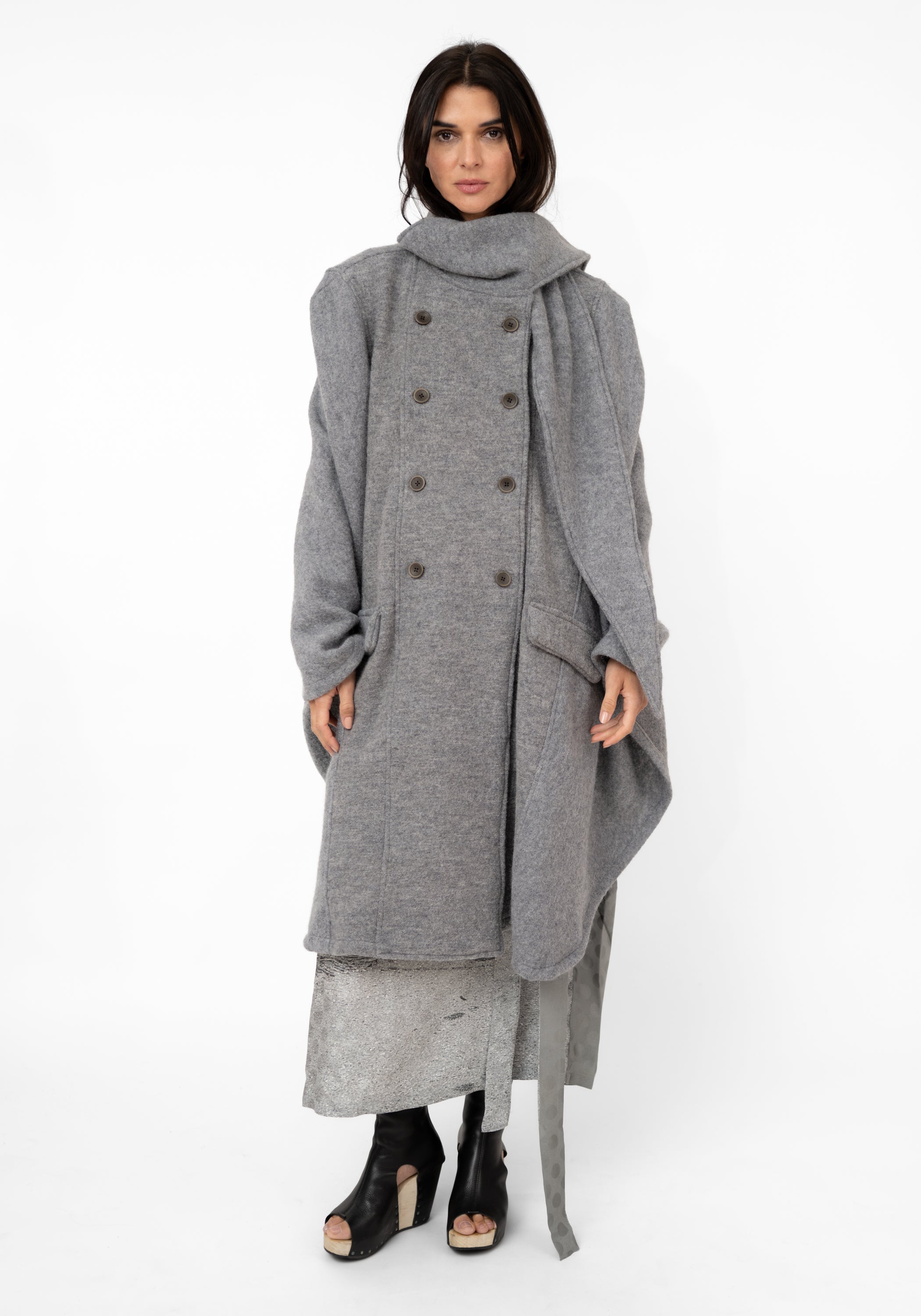 BRIEFING SH MS WOOL BOA BLOUSON（GRAY／M） Naval Coat Woolcash 008 Charcoal – BERNERKUHL.COM