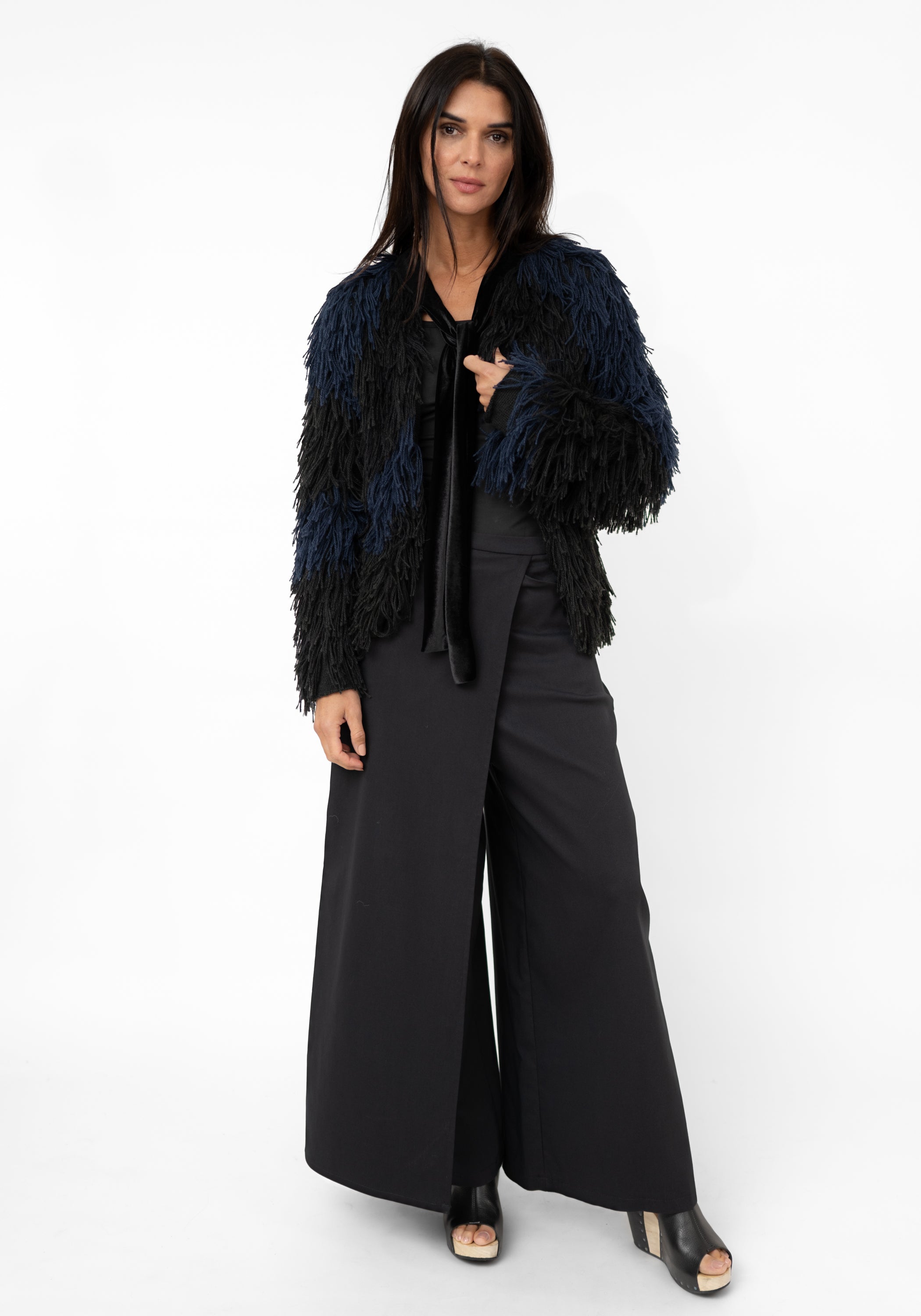 Penguin Tones Fringed Jacket