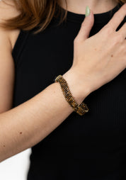 Yellow Tourmaline Beaded Bracelet