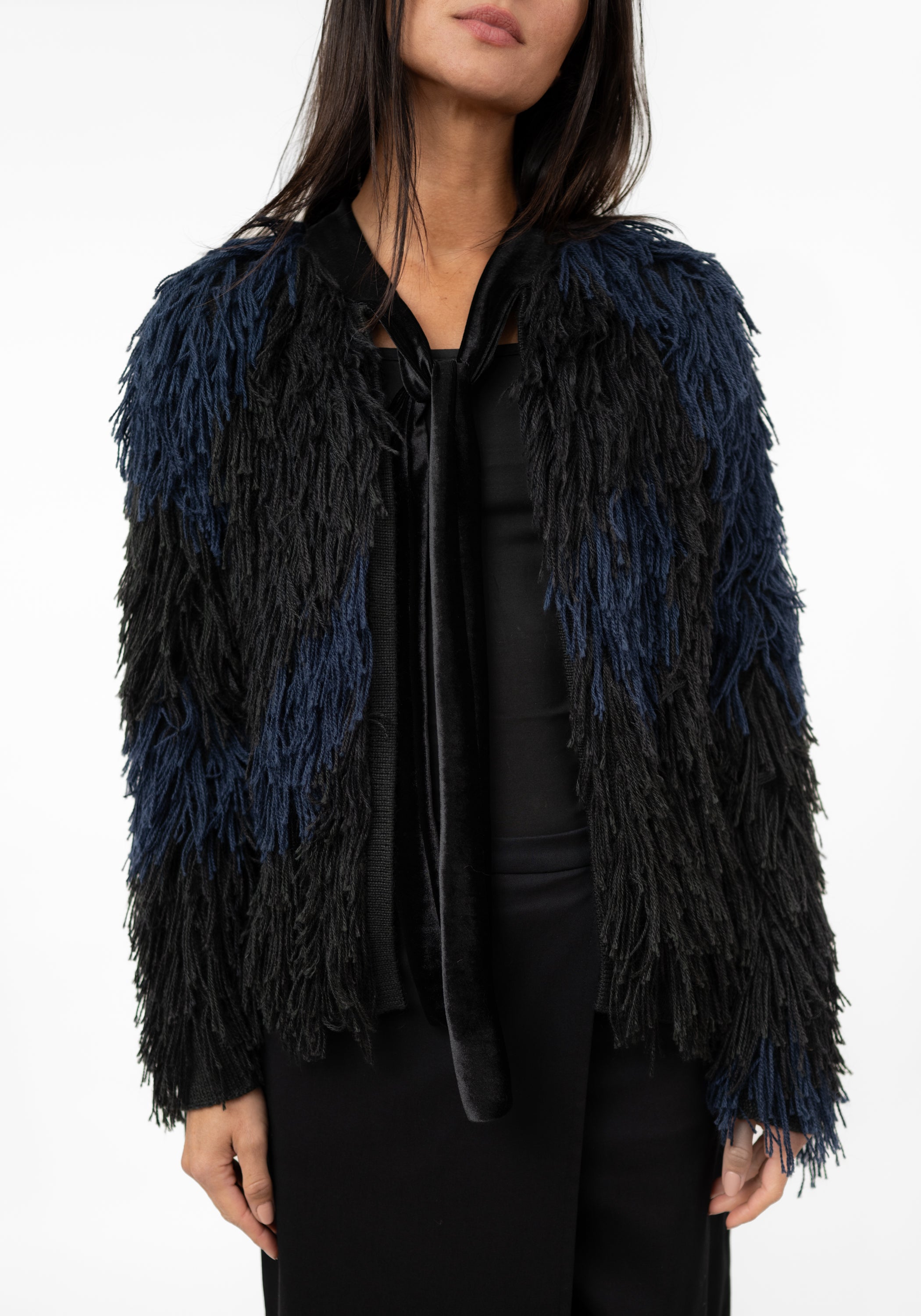 Penguin Tones Fringed Jacket