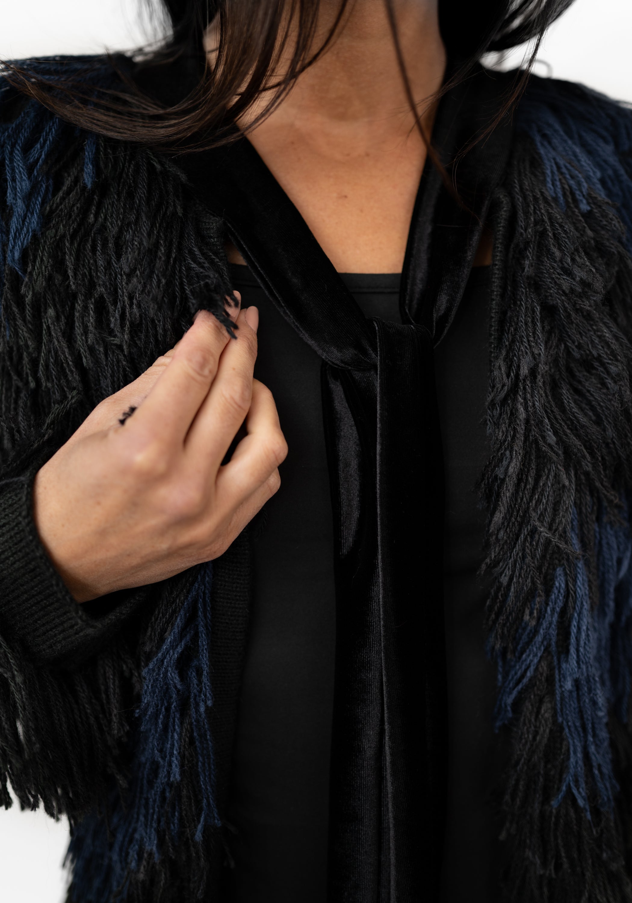 Penguin Tones Fringed Jacket
