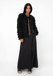 Lark Wing Toned Fringed Jacket