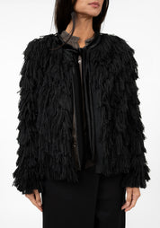 Lark Wing Toned Fringed Jacket