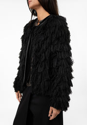 Lark Wing Toned Fringed Jacket