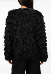 Lark Wing Toned Fringed Jacket