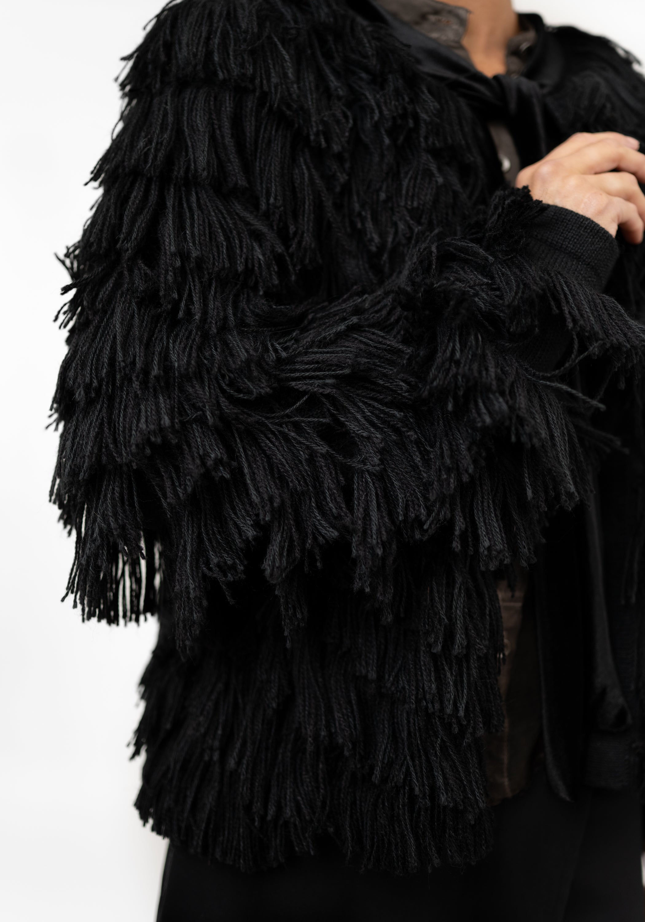 Lark Wing Toned Fringed Jacket