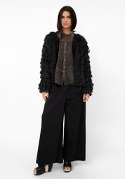 Lark Wing Toned Fringed Jacket