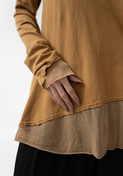 Fitted Mesh Details T-Shirt - December Thieves