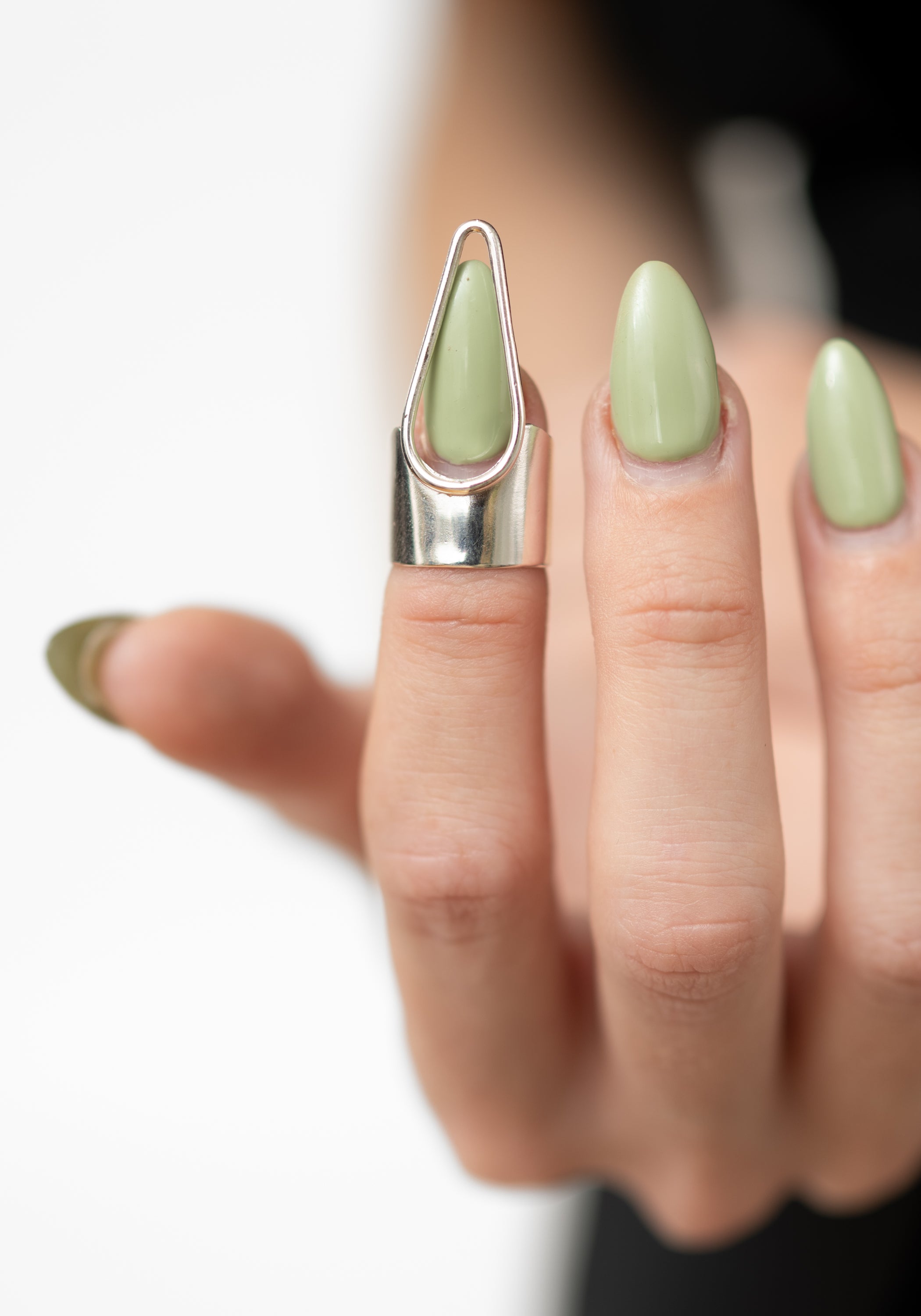 Sterling Silver Horous Fingertip Ring - December Thieves