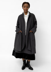 Oversized A-Line Paneled Jacket