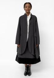 Oversized A-Line Paneled Jacket