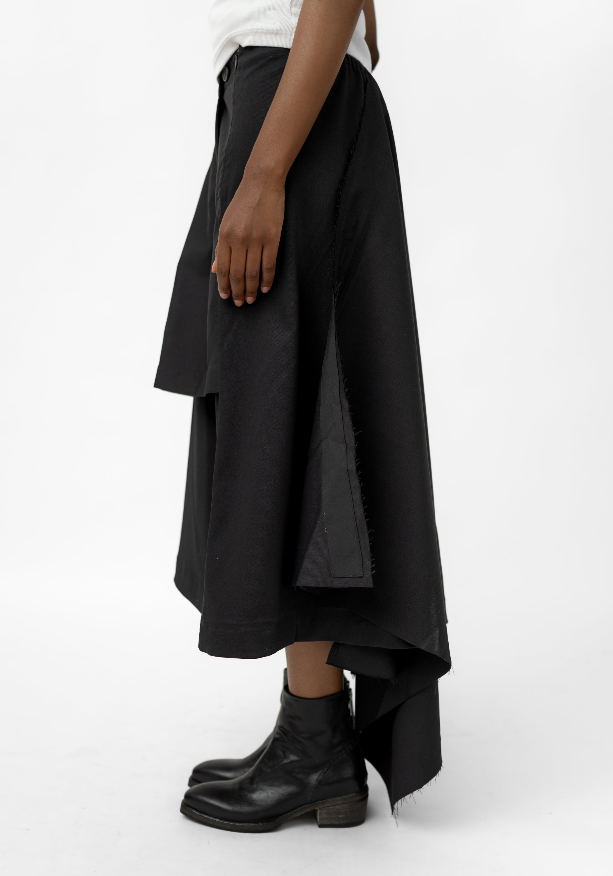 Paneled Wrap Front Skirt - December Thieves