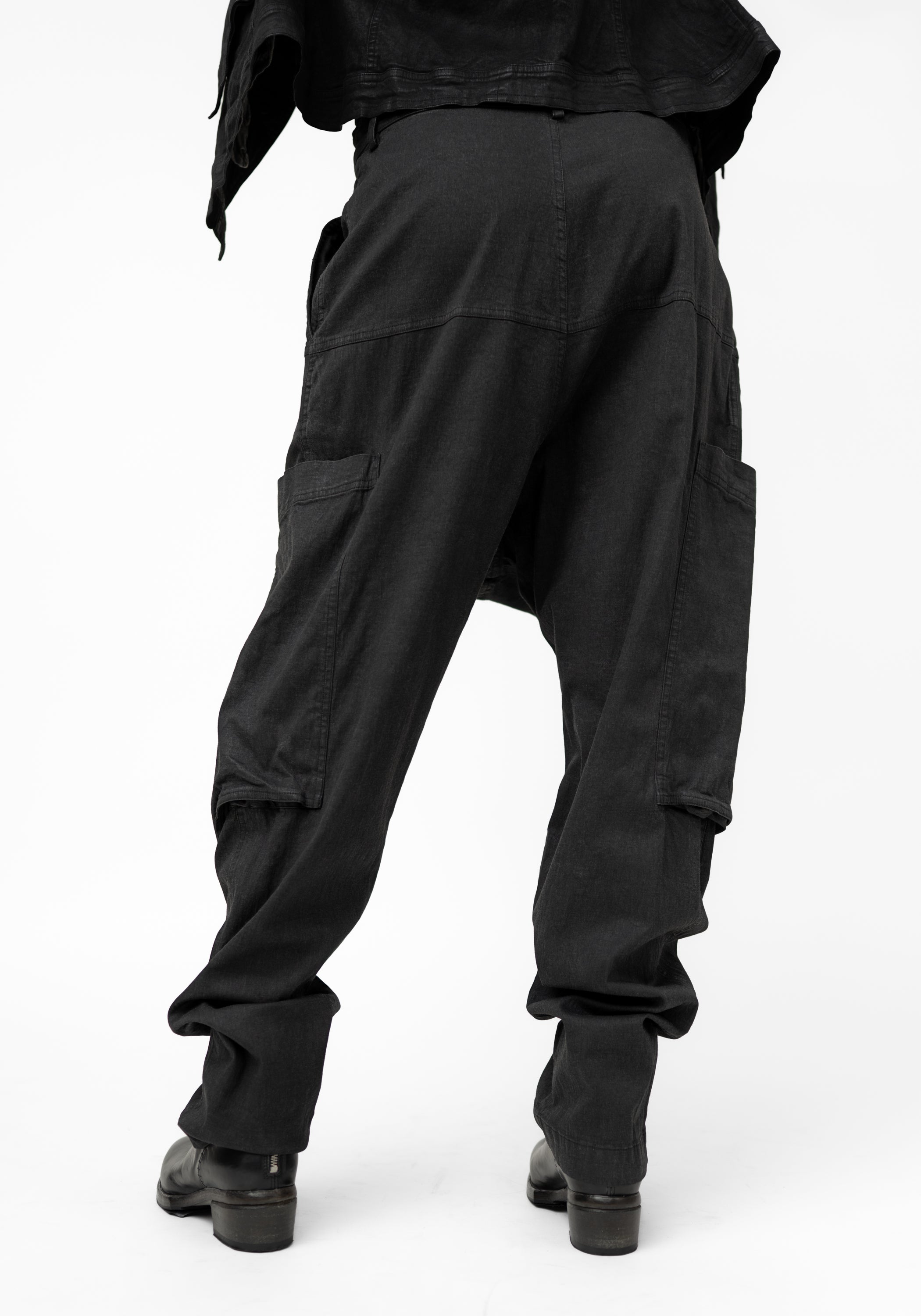 Coated Denim Drop Seat Pants - December Thieves
