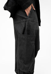 Coated Denim Drop Seat Pants - December Thieves