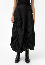 Ruche Detail Bubble Maxi Skirt