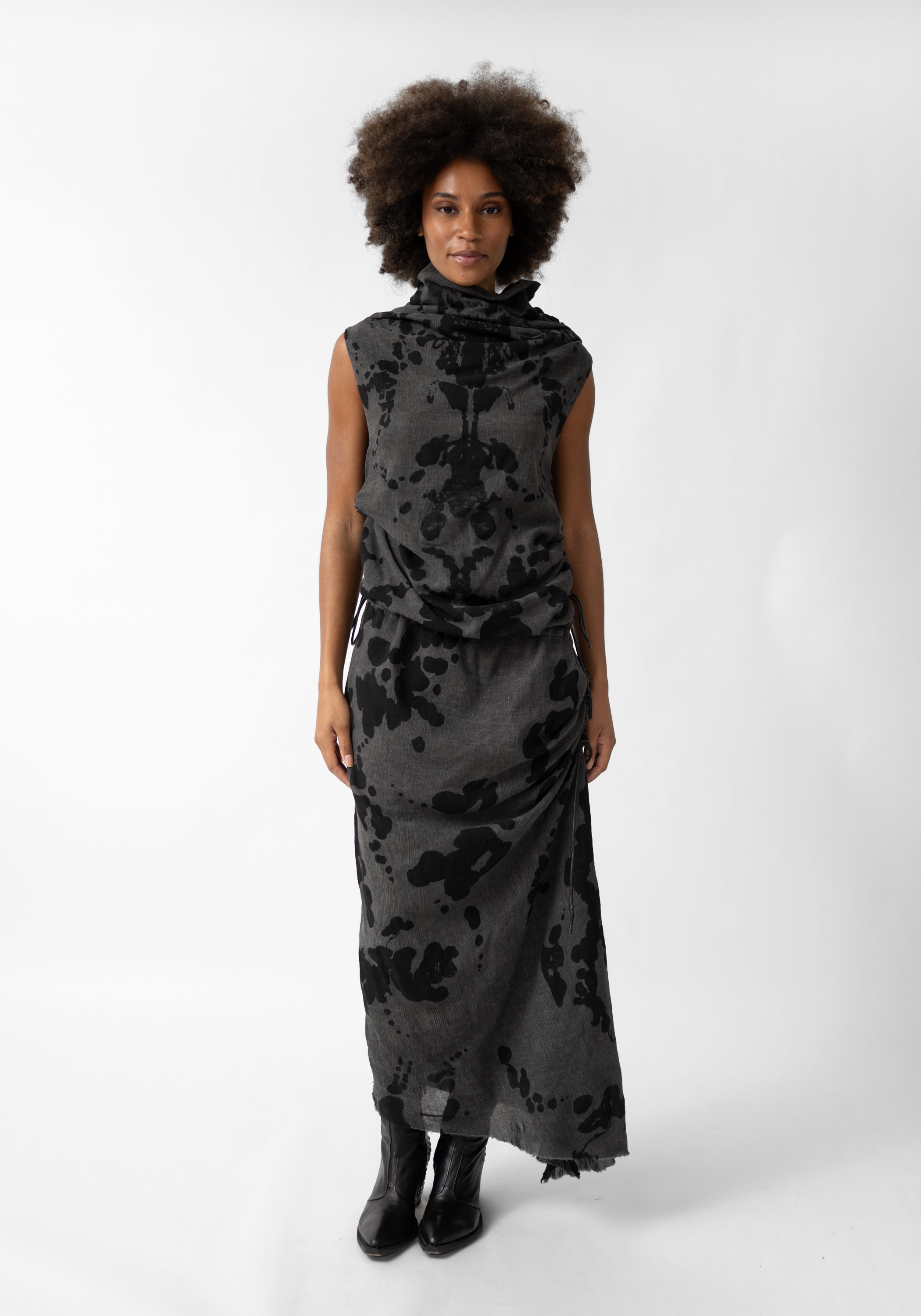 Xem Layered Drawstring Detail Transformable Maxi Dress - December Thieves