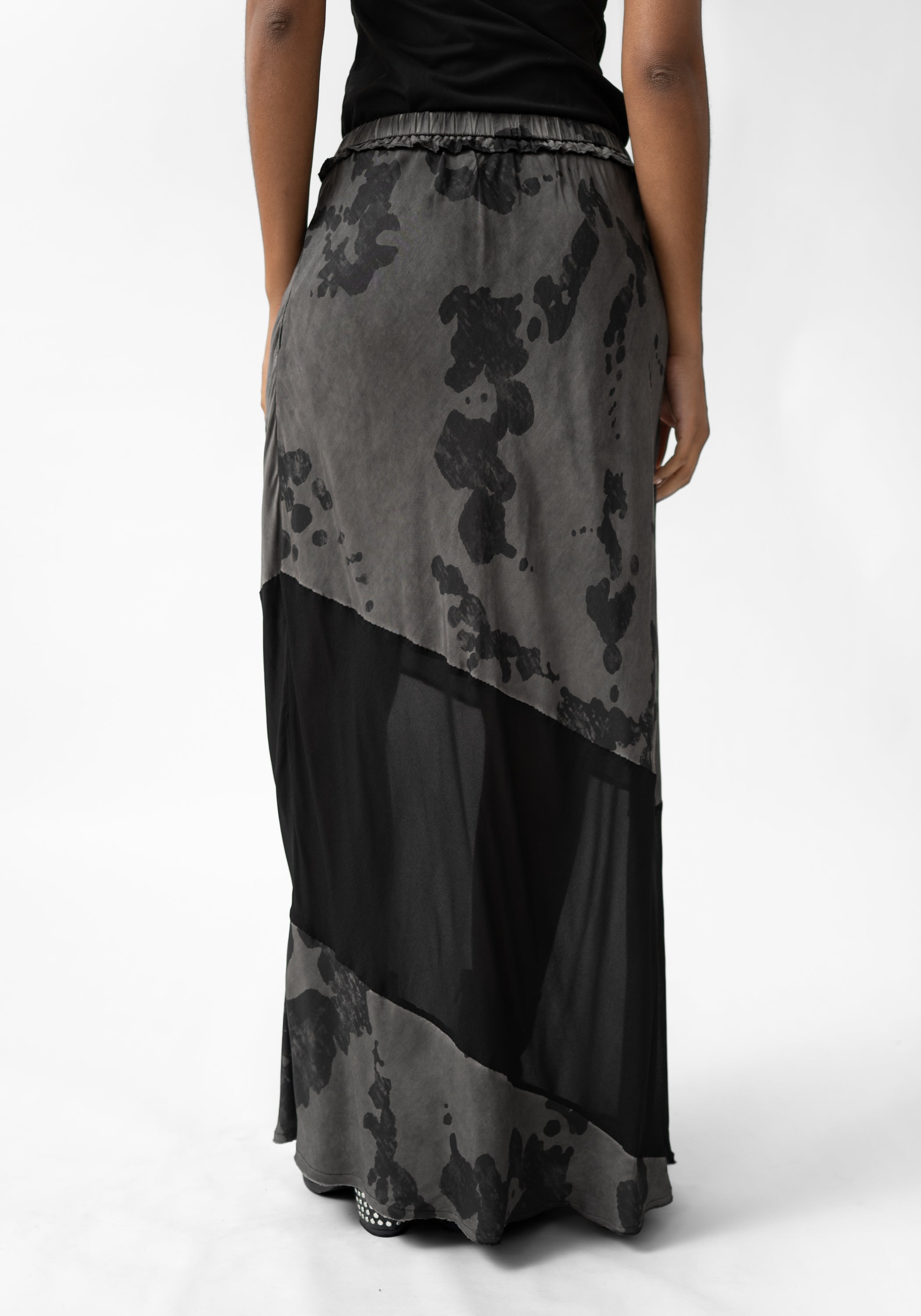 Albatross Asymmetric Paneled Maxi Skirt - December Thieves