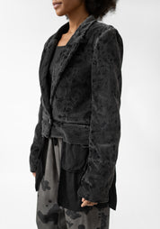 Rovan Oversized Asymmetric Paneled Blazer