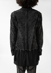 Rovan Oversized Asymmetric Paneled Blazer