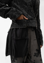 Rovan Oversized Asymmetric Paneled Blazer