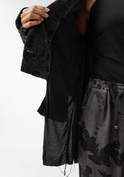 Rovan Oversized Asymmetric Paneled Blazer