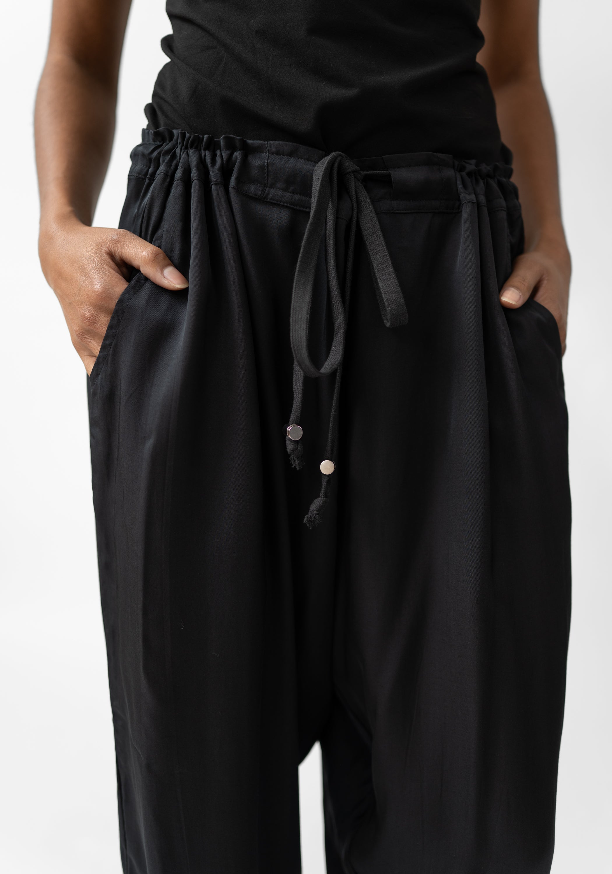 Kay Drop Seat Drawstring Waist Pants - December Thieves