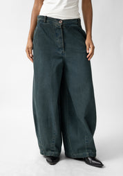 Tapered Full Leg Denim Pants - December Thieves