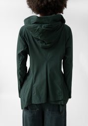 Nipped Waist Hooded Jacket