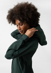 Nipped Waist Hooded Jacket