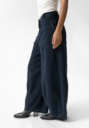 Tapered Full Leg Denim Pants - December Thieves