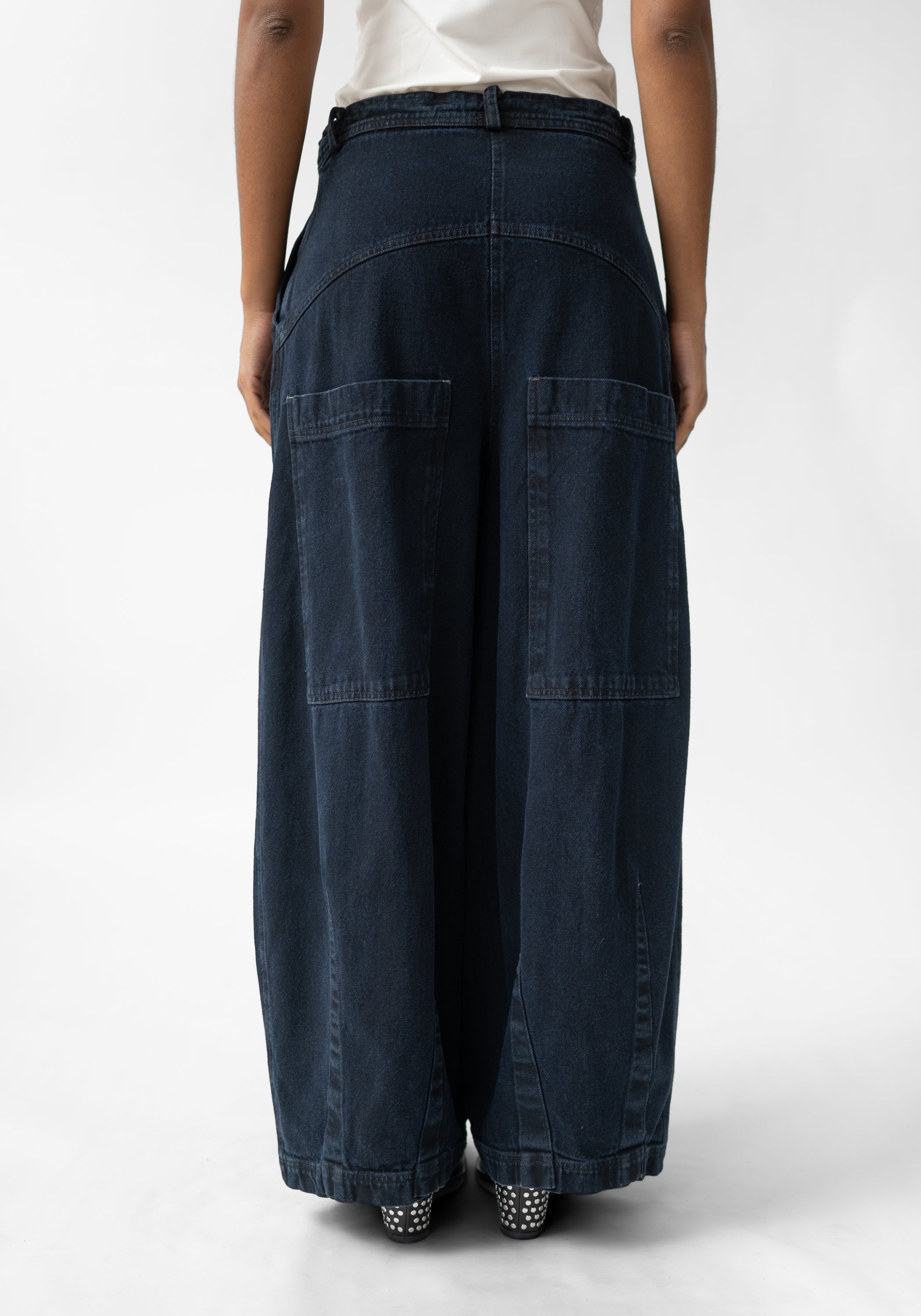 Tapered Full Leg Denim Pants - December Thieves