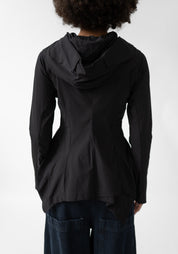 Nipped Waist Hooded Jacket