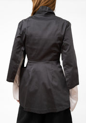 Gray Sateen Satellite Jacket - December Thieves