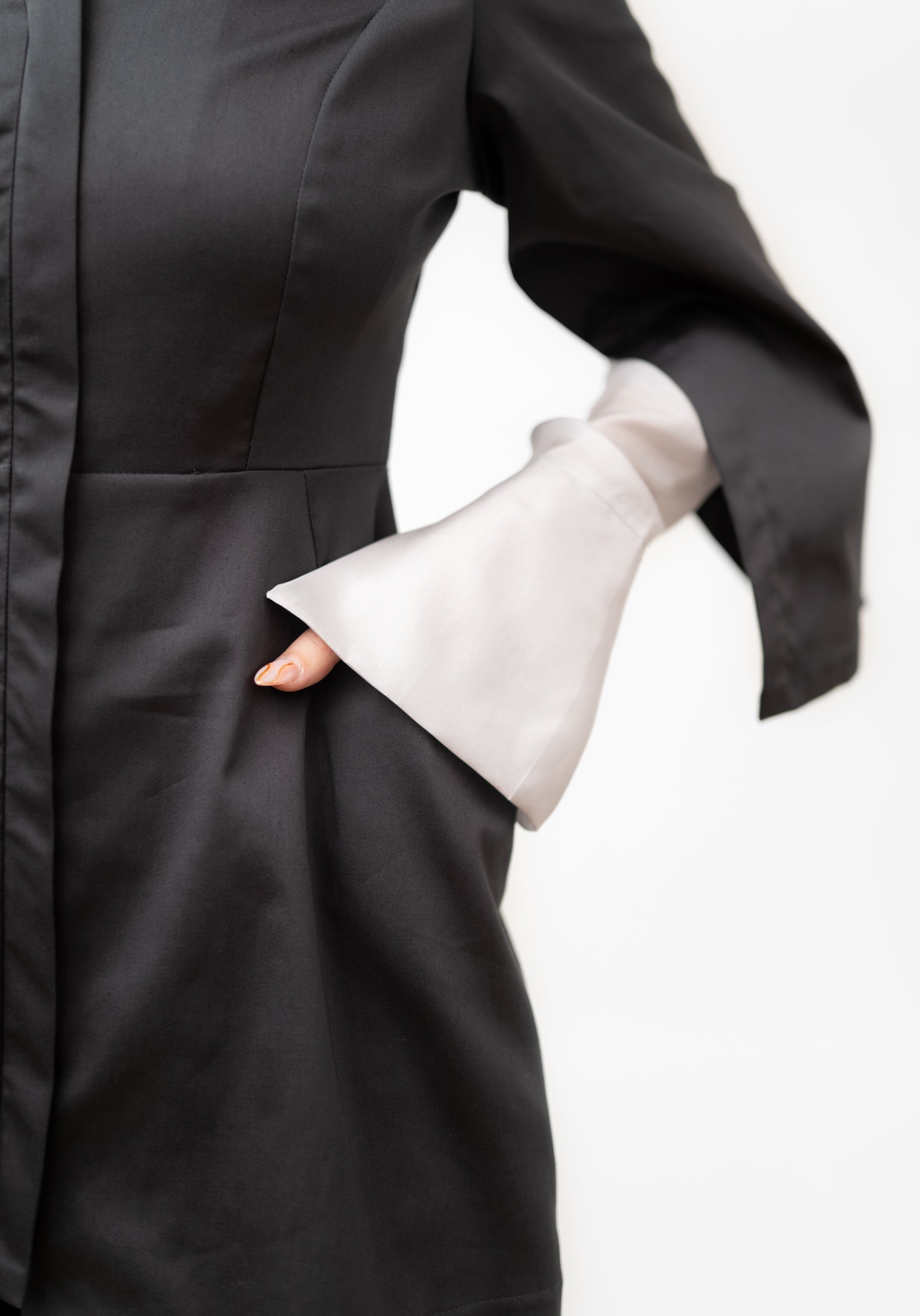 Gray Sateen Satellite Jacket - December Thieves