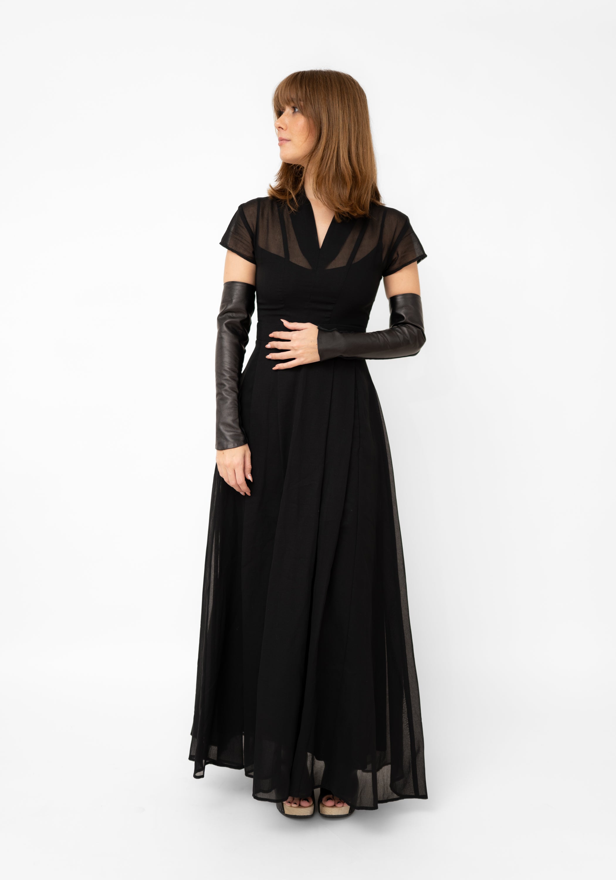 Faux Leather Sleeves