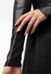 Faux Leather Sleeves