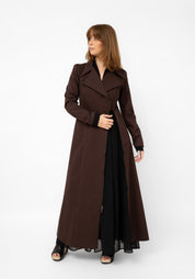 McClearon Zip Front Maxi Jacket