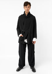 Drape Front Blazer Jacket