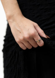 Sterling Stronghold Shield Ring