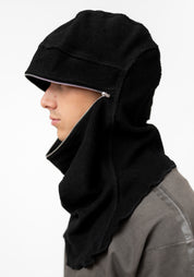 Terry Zip Front Balaclava