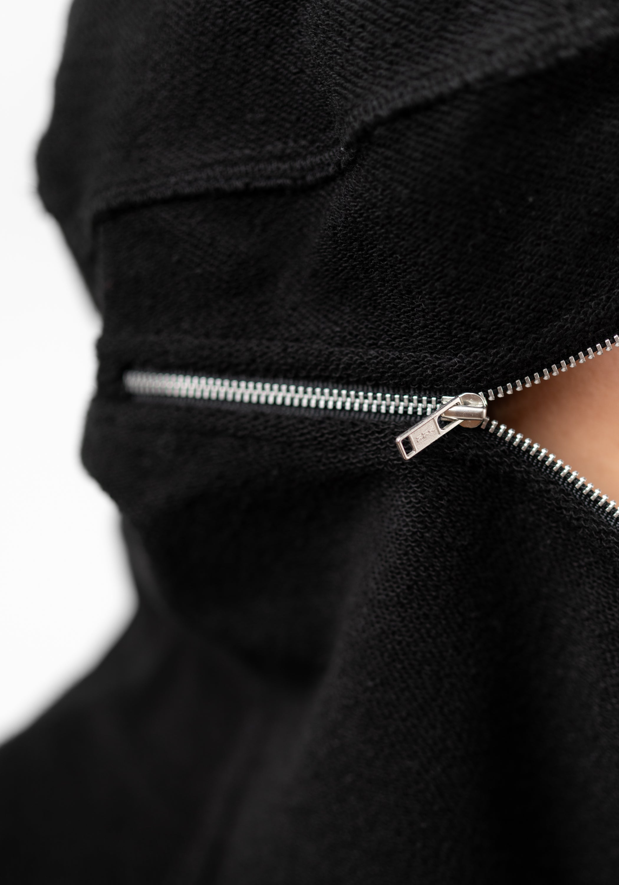 Terry Zip Front Balaclava