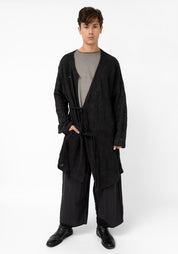 Issei Wool Blend Tie Front Cardigan