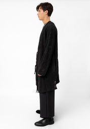 Issei Wool Blend Tie Front Cardigan
